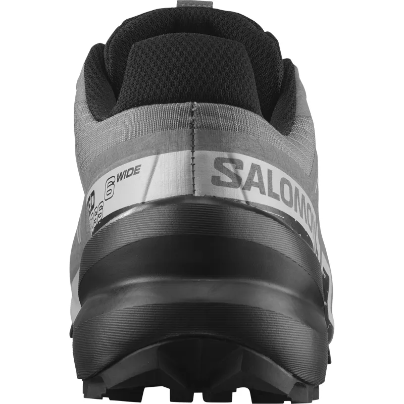Salomon Speedcross 6 Wide Men's Trail Running Shoe in Quiet Shade/Black/Pearl Blue-4